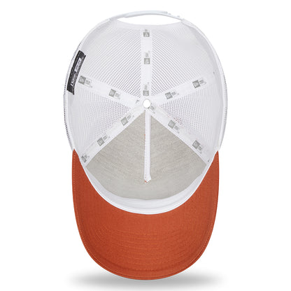 New Era NE Camp Patch A-Frame Trucker Cap - Burnt Orange