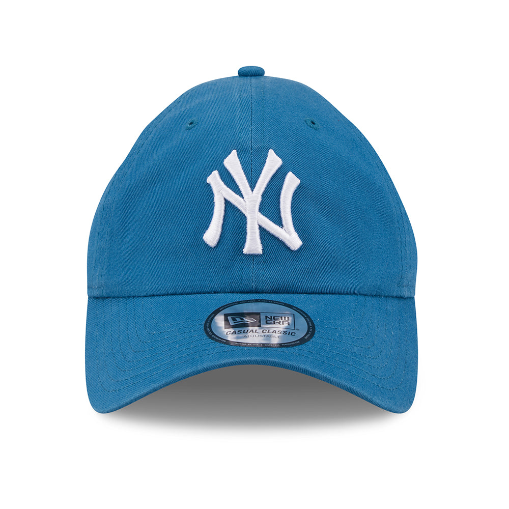 New Era 9TWENTY New York Yankees Baseball Cap - MLB League Essential Casual Classic - Washed Teal