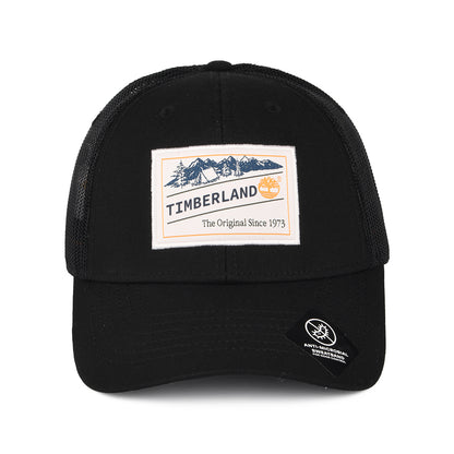 Timberland Hats Camping Patch Trucker Cap - Black