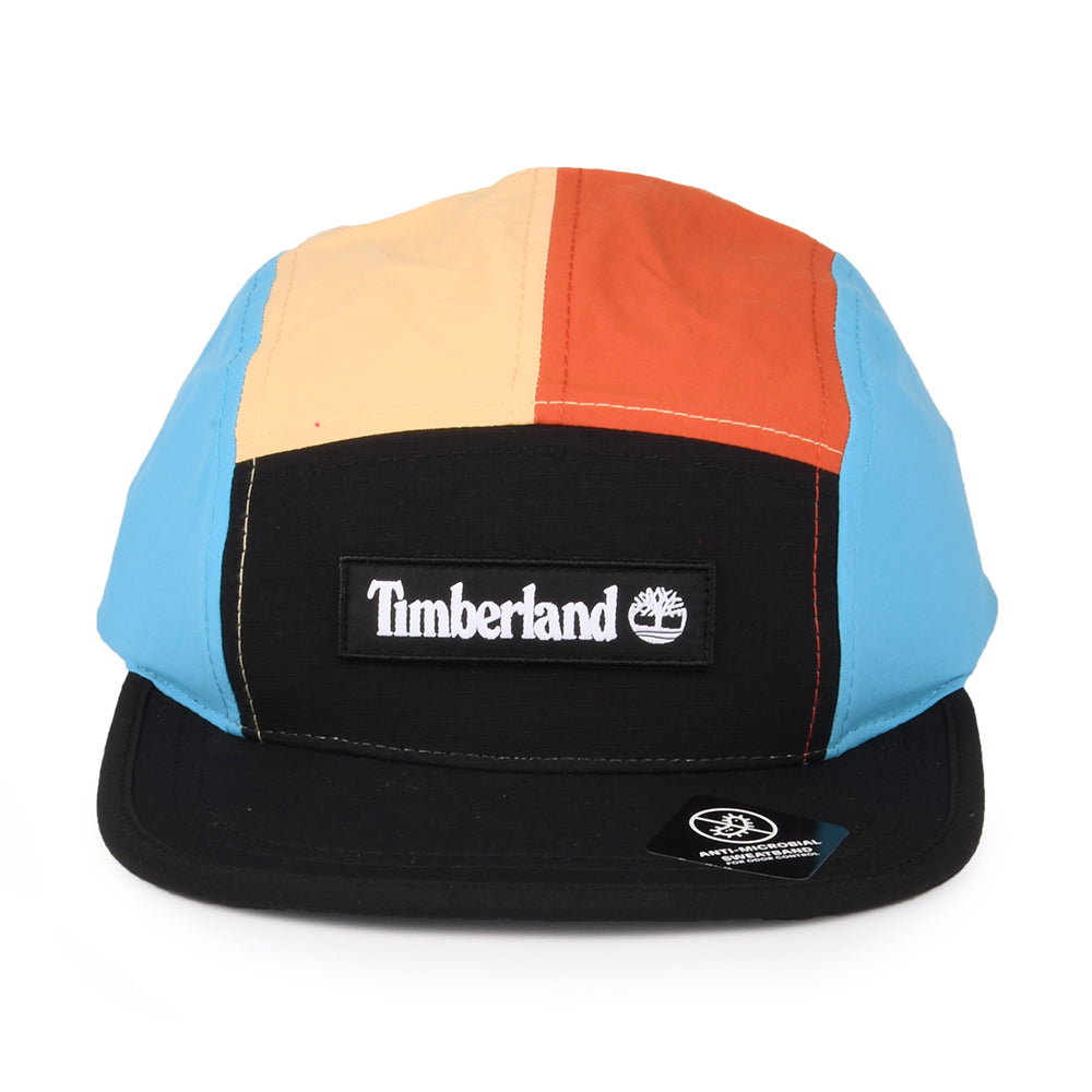 Timberland Hats Colorblock 5 Panel Cap - Black-Orange-Light Blue