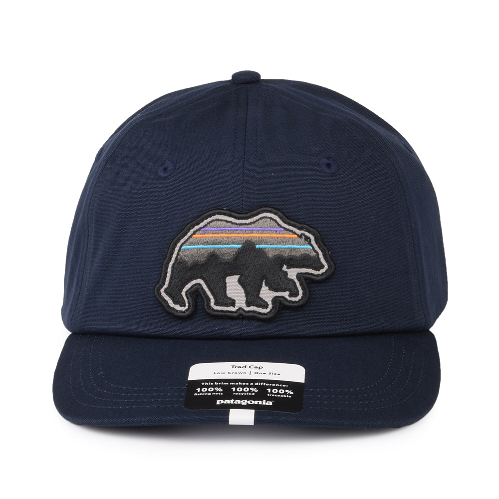 Patagonia Hats Back For Good Trad Organic Cotton Baseball Cap - Navy Blue