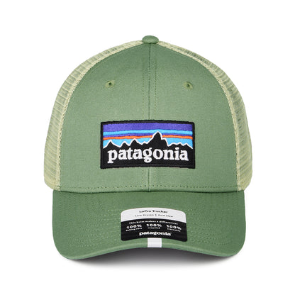 Patagonia Hats P-6 Logo Organic Cotton LoPro Trucker Cap - Green