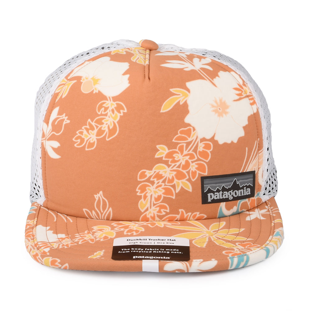 Patagonia Hats Climb Hike Surf Duckbill Trucker Cap - Peach