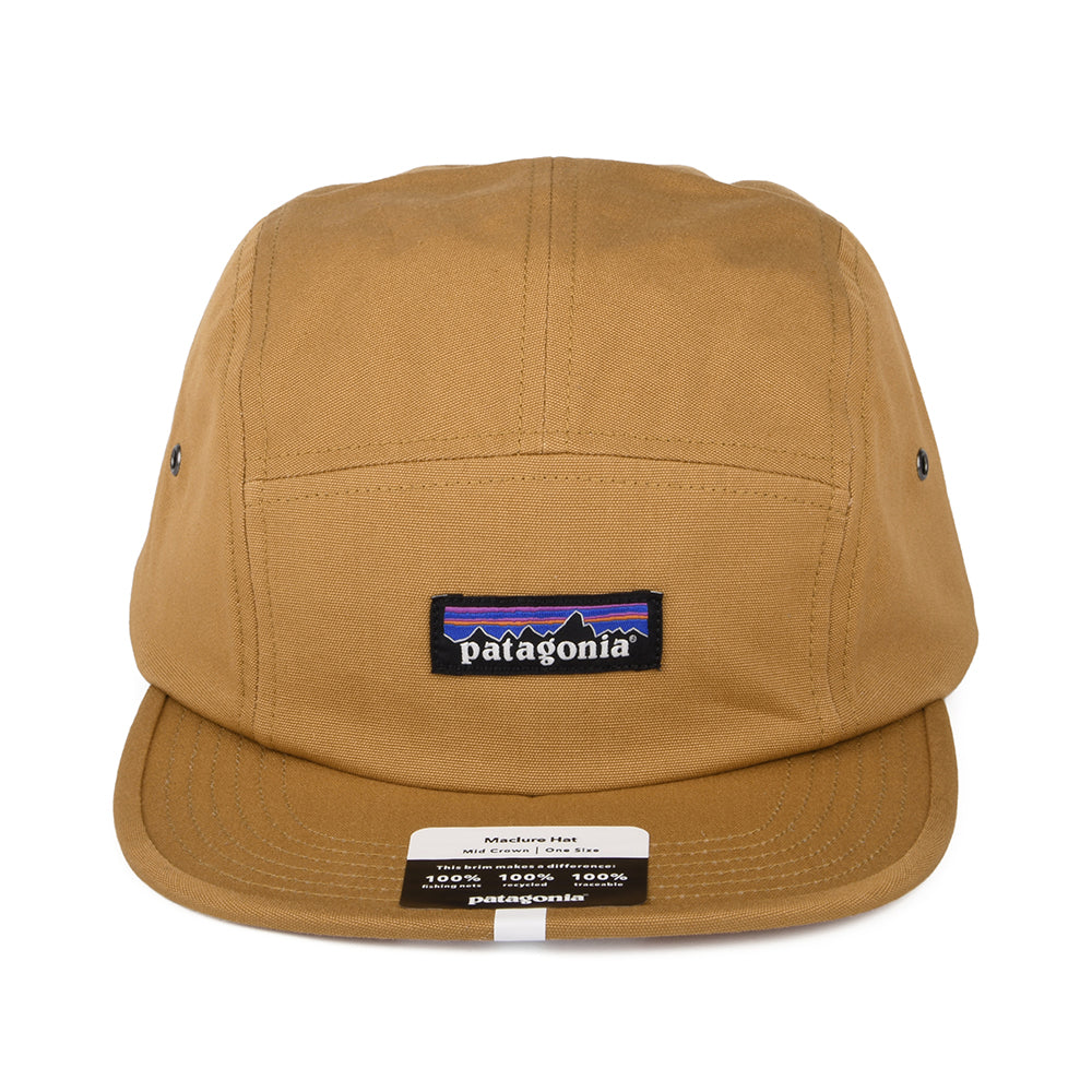 Patagonia Hats P-6 Label Maclure Organic Cotton 5 Panel Cap - Ochre