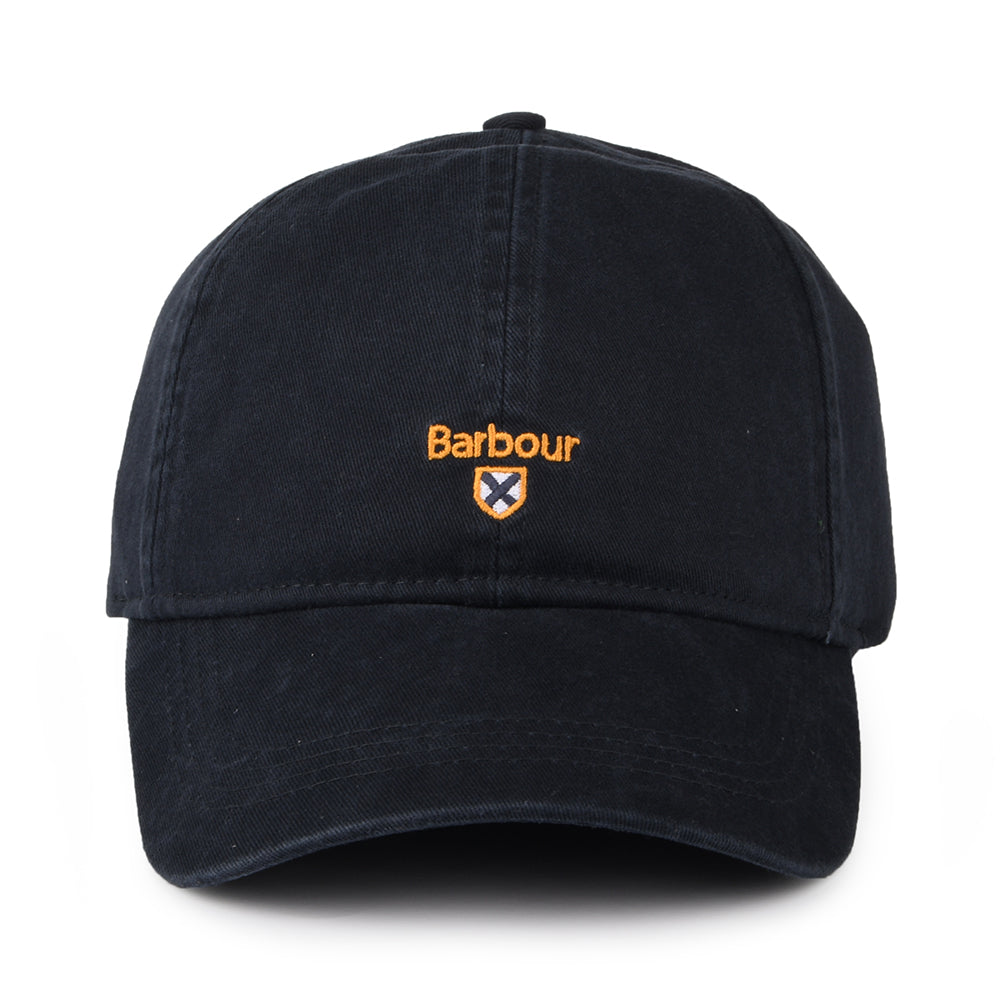 Barbour Hats Tartan Crest Cotton Baseball Cap - Navy Blue