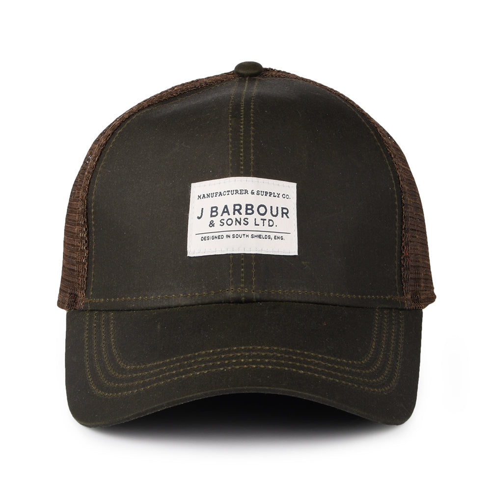 Barbour Hats Wax Sports Trucker Cap - Olive