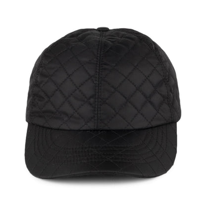 Betmar Hats Quilted Rain Baseball Cap - Black