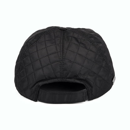 Betmar Hats Quilted Rain Baseball Cap - Black