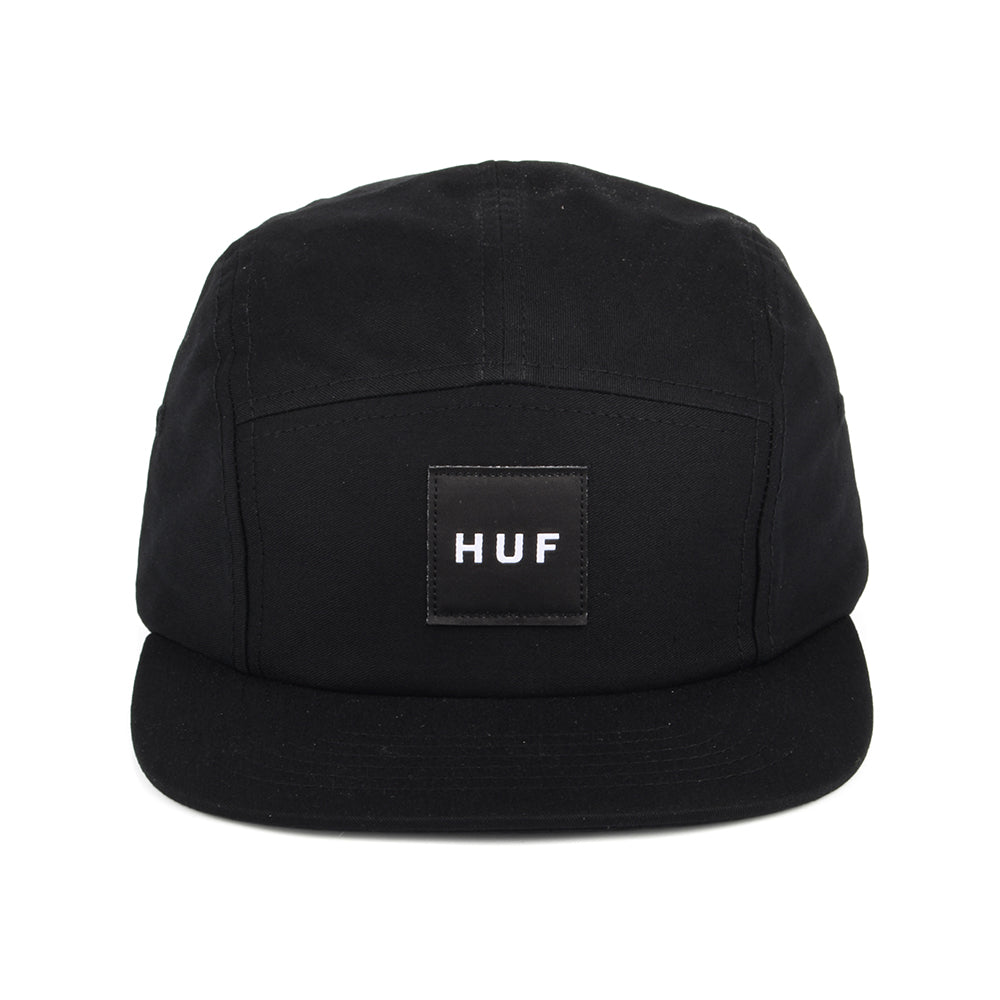 HUF Essentials Box Logo 5 Panel Cap - Black