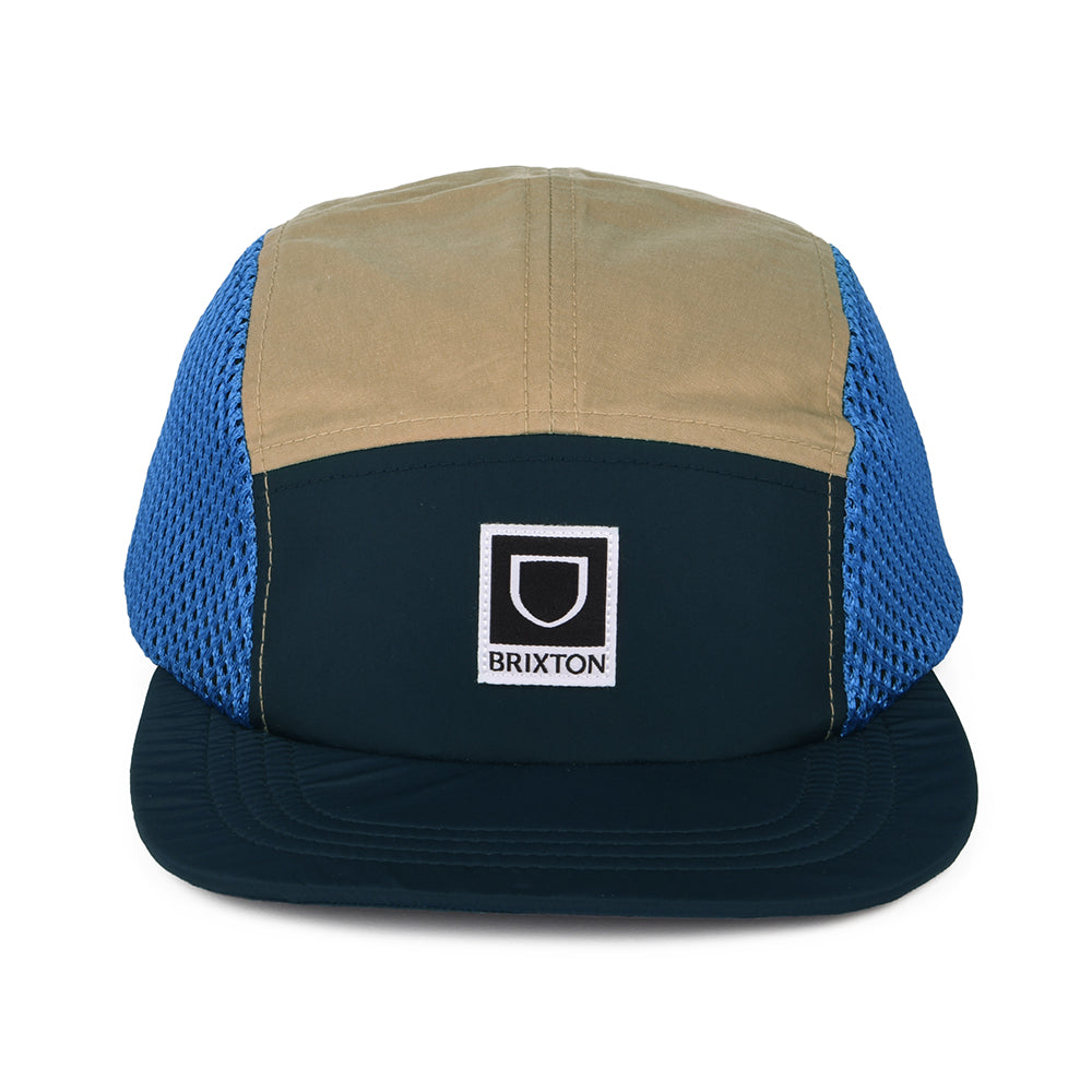 Brixton Hats Beta X LP Mesh 5 Panel Cap - Bronze-Teal-Navy