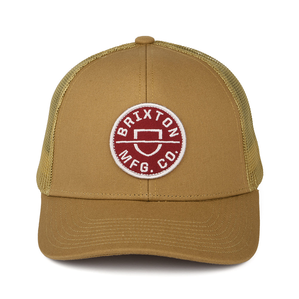 Brixton Hats Crest NetPlus MP Trucker Cap - Desert Sand