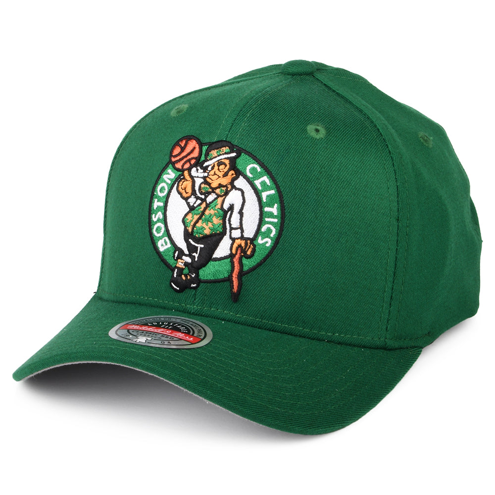 Mitchell & Ness Boston Celtics Snapback Cap - NBA Team Ground Stretch - Green