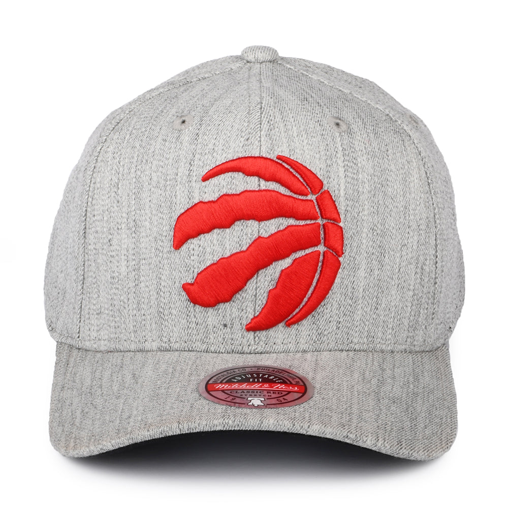 Mitchell & Ness Toronto Raptors Snapback Cap - NBA Team Heather Stretch - Grey