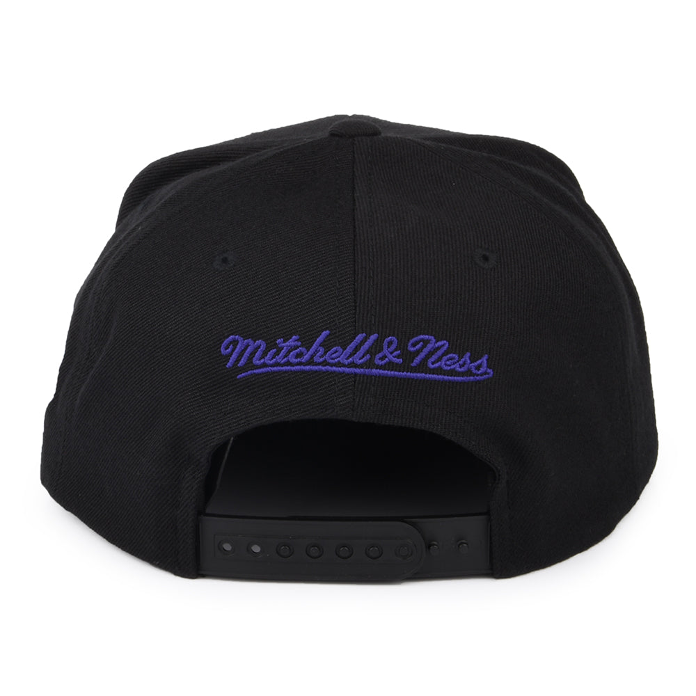 Mitchell & Ness L.A. Lakers Snapback Cap - NBA Foundation Script - Black