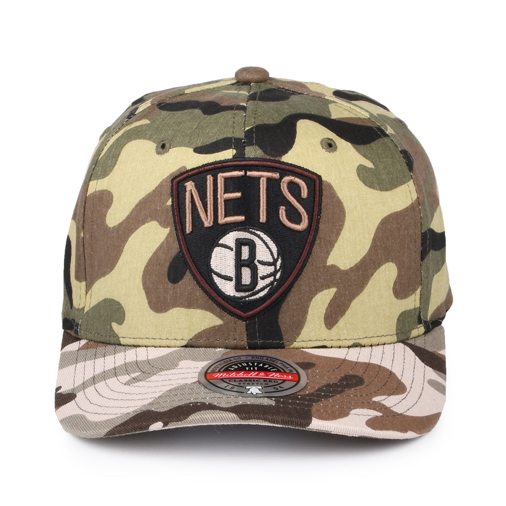 Mitchell & Ness Brooklyn Nets Snapback Cap - NBA Woodland Desert Stretch - Camouflage