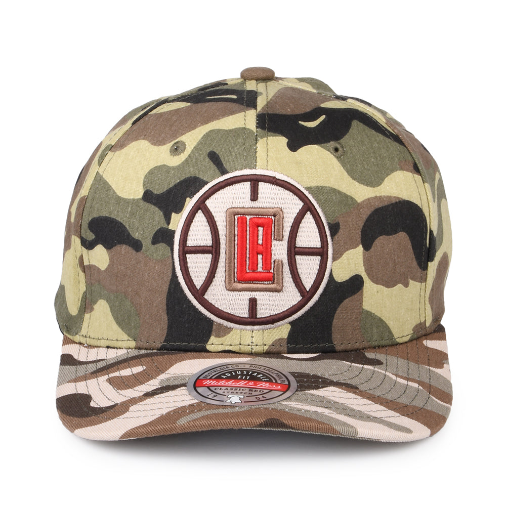 Mitchell & Ness L.A. Clippers Snapback Cap - NBA Woodland Desert Stretch - Camouflage