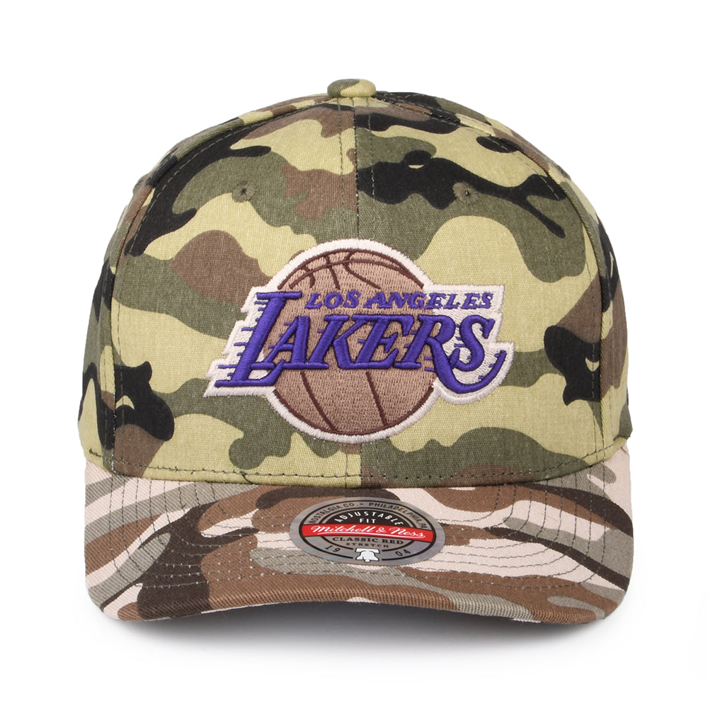 Mitchell & Ness L.A. Lakers Snapback Cap - NBA Woodland Desert Stretch - Camouflage