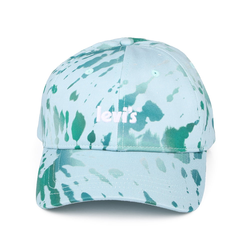 Levi's Hats Poster Logo Tie Dye Baseball Cap - Blue