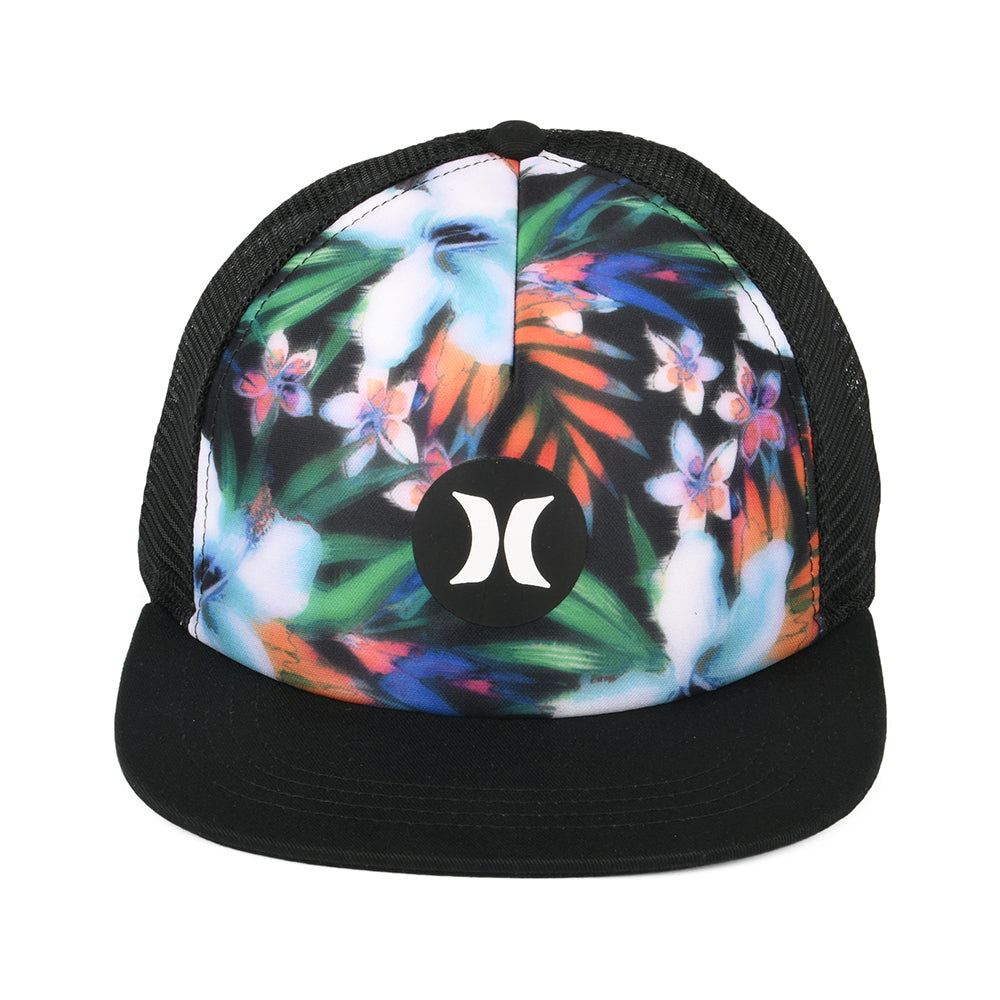 Hurley Hats Balboa Trucker Cap - Floral-Black