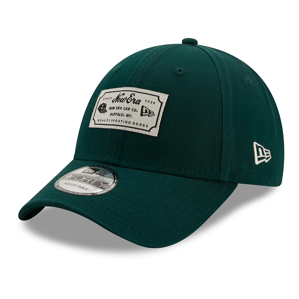 New Era 9FORTY Baseball Cap - NE Heritage - Dark Green