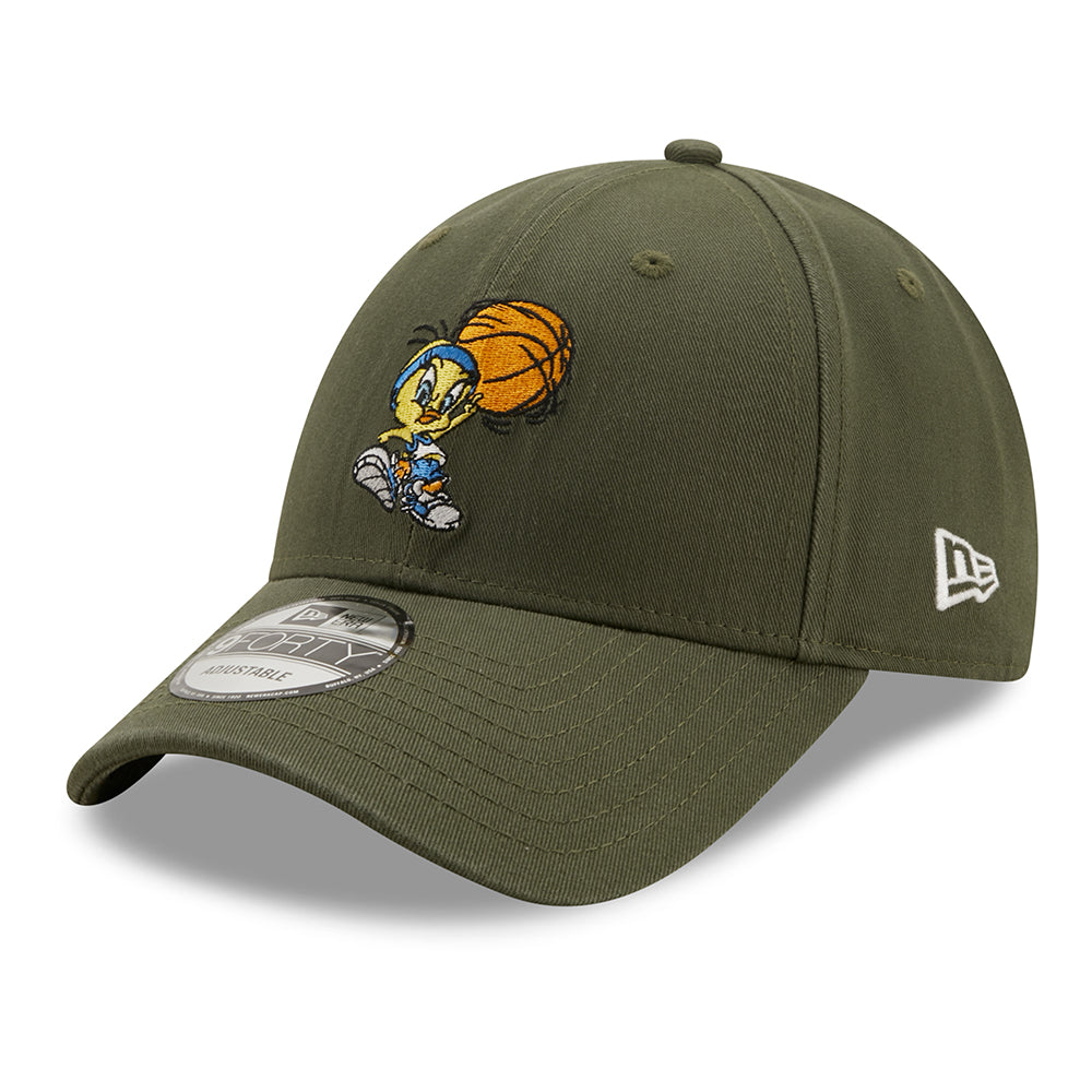 New Era 9FORTY Looney Tunes Tweety Pie Baseball Cap - Character Sports - Olive