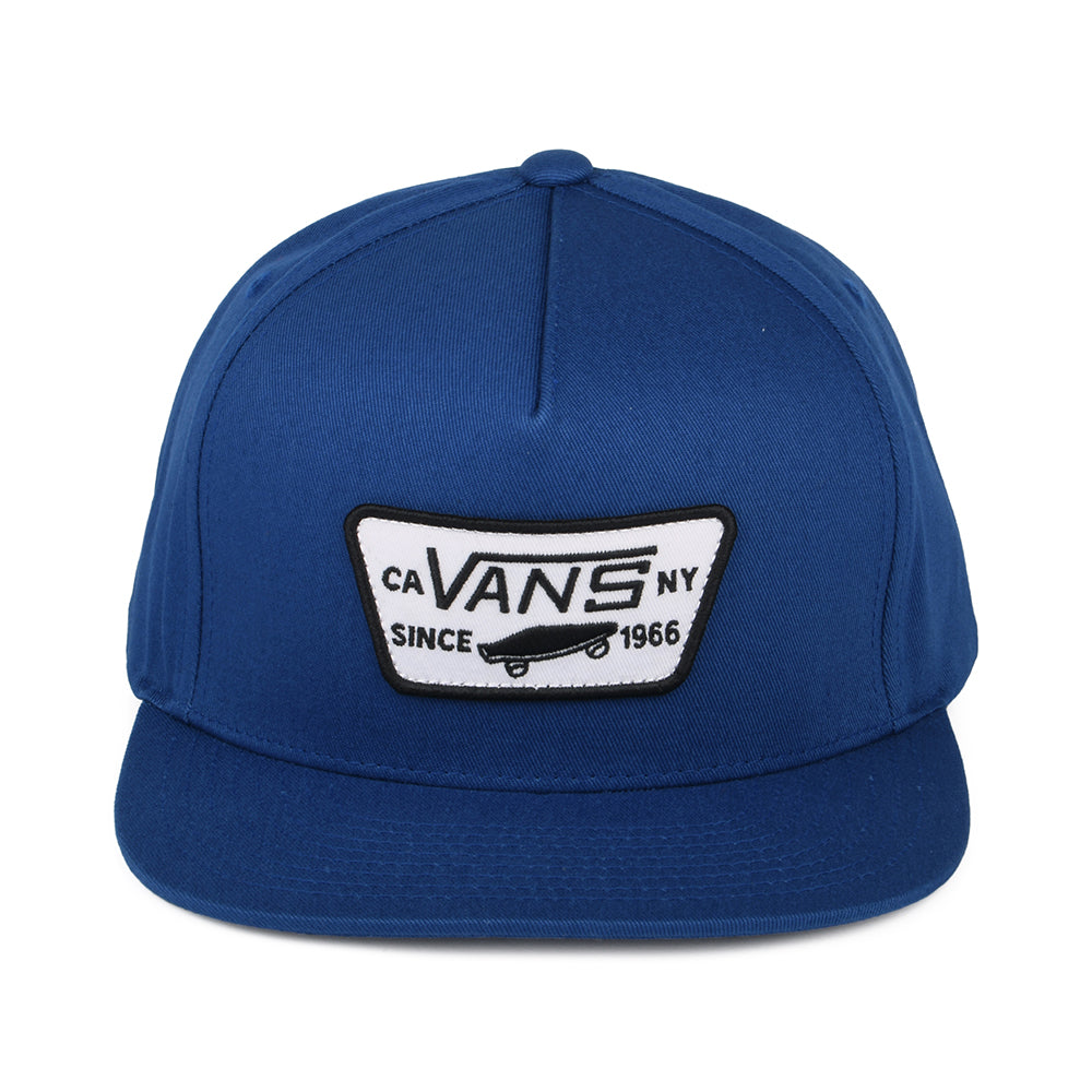 Vans Hats Full Patch Snapback Cap - Mid Blue