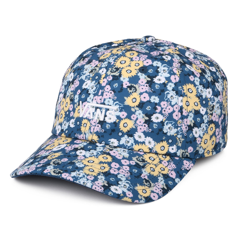 Vans Hats Court Side Printed Deco Ditsy Baseball Cap - Blue-Yellow