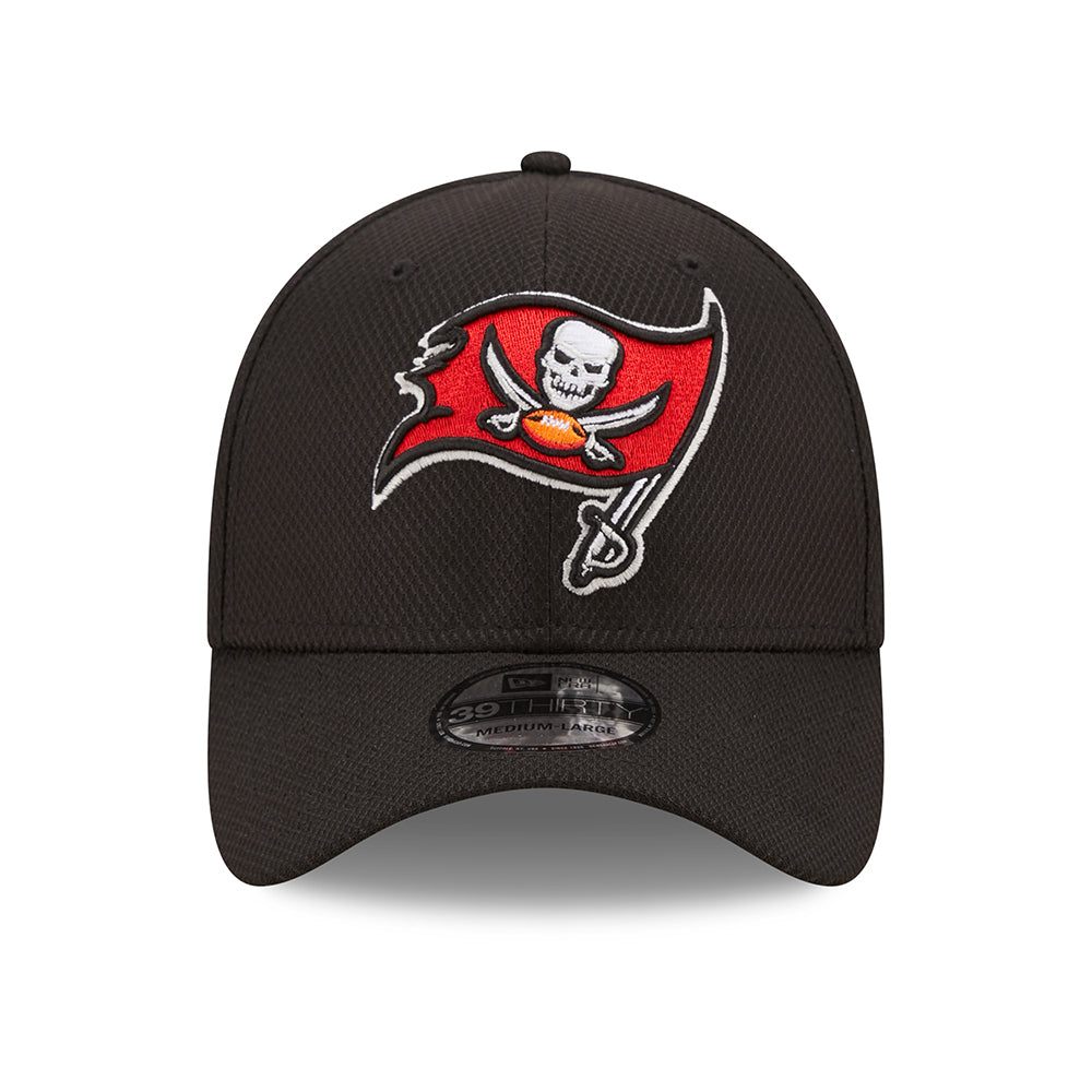 New Era 39THIRTY Tampa Bay Buccaneers Baseball Cap - NFL Diamond Era - Black