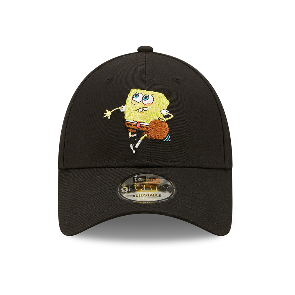 New Era 9FORTY SpongeBob SquarePants Baseball Cap - Sporty Sponge - Black