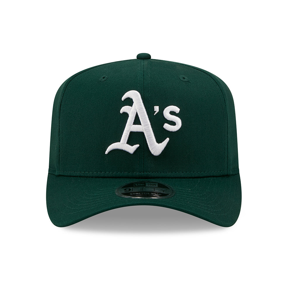 New Era 9FIFTY Oakland Athletics Stretch Snapback Cap - MLB Team Colour - Dark Green