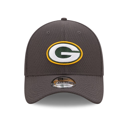 New Era 39THIRTY Green Bay Packers Baseball Cap - NFL Hex Tech - Grey