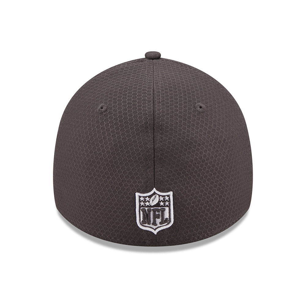 New Era 39THIRTY Green Bay Packers Baseball Cap - NFL Hex Tech - Grey