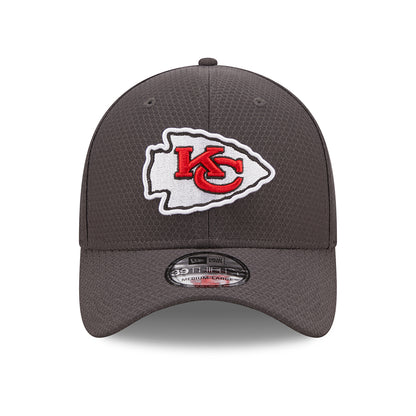 New Era 39THIRTY Kansas City Chiefs Baseball Cap - NFL Hex Tech - Grey