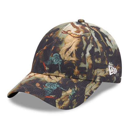 New Era 9FORTY Liberte Baseball Cap - Le Louvre AOP - Multi-Coloured