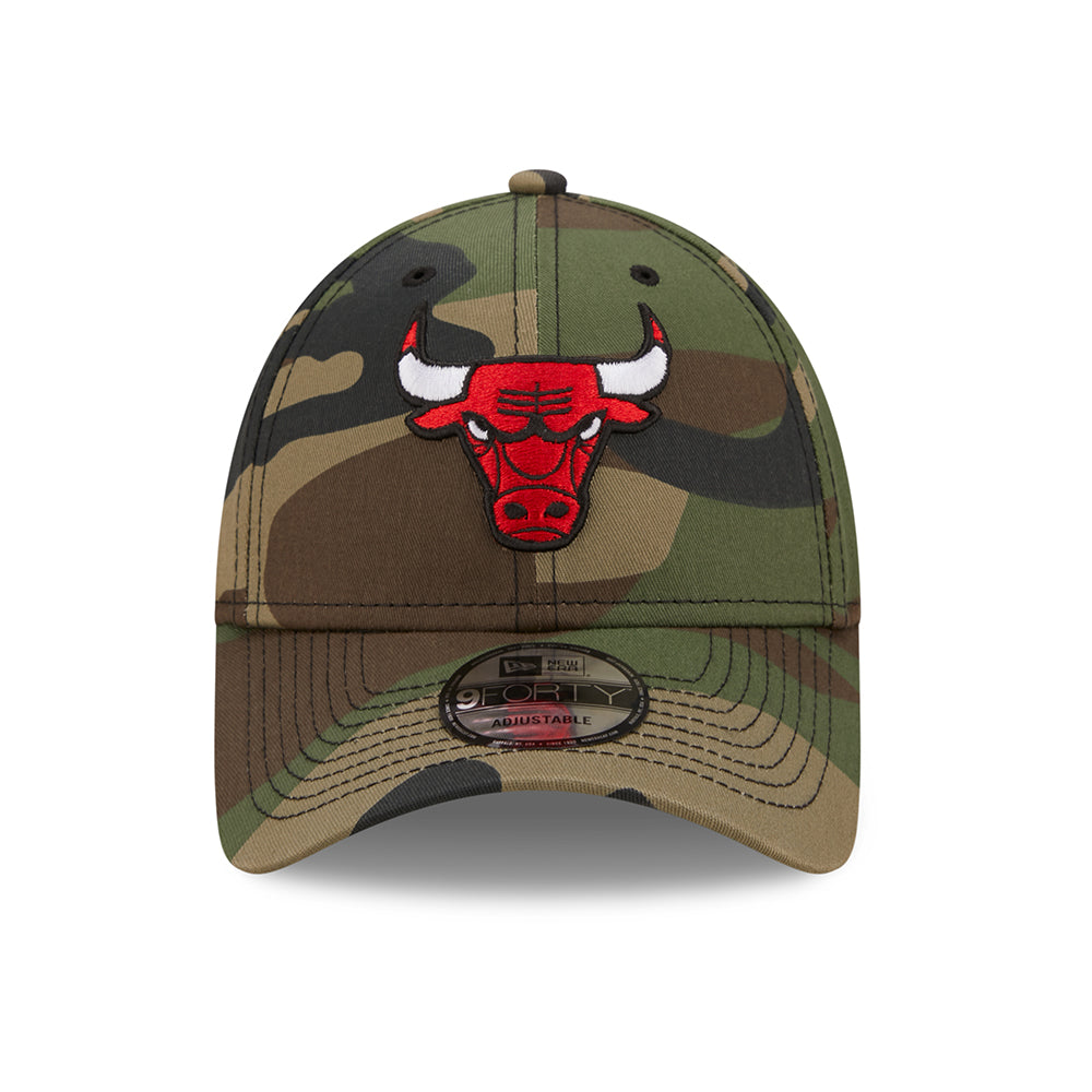 New Era 9FORTY Chicago Bulls Baseball Cap - NBA Camo - Camouflage