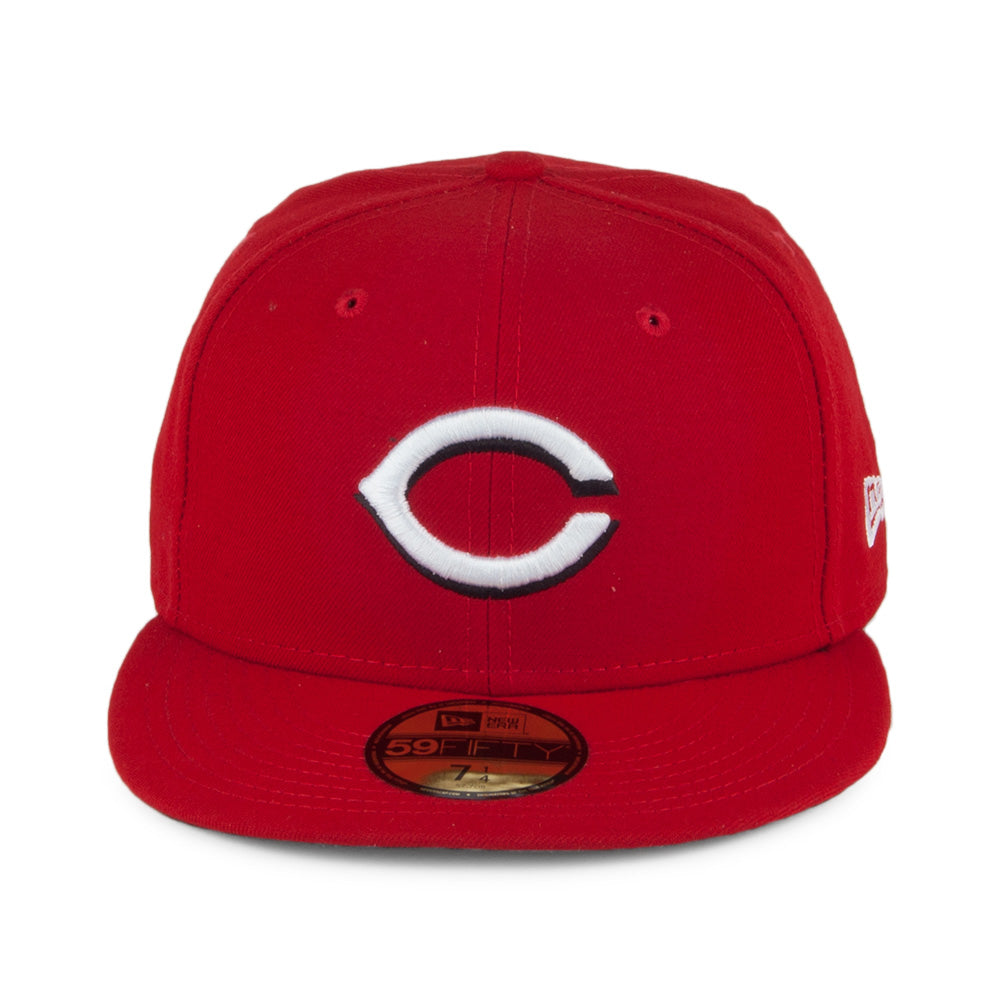 New Era 59FIFTY Cincinnati Reds Baseball Cap - MLB On Field AC Perf - Red