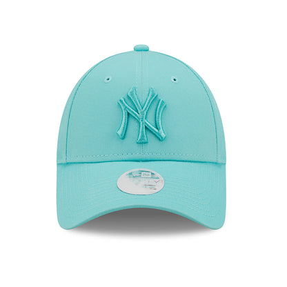 New Era Womens 9FORTY New York Yankees Baseball Cap - MLB Tonal - Light Blue