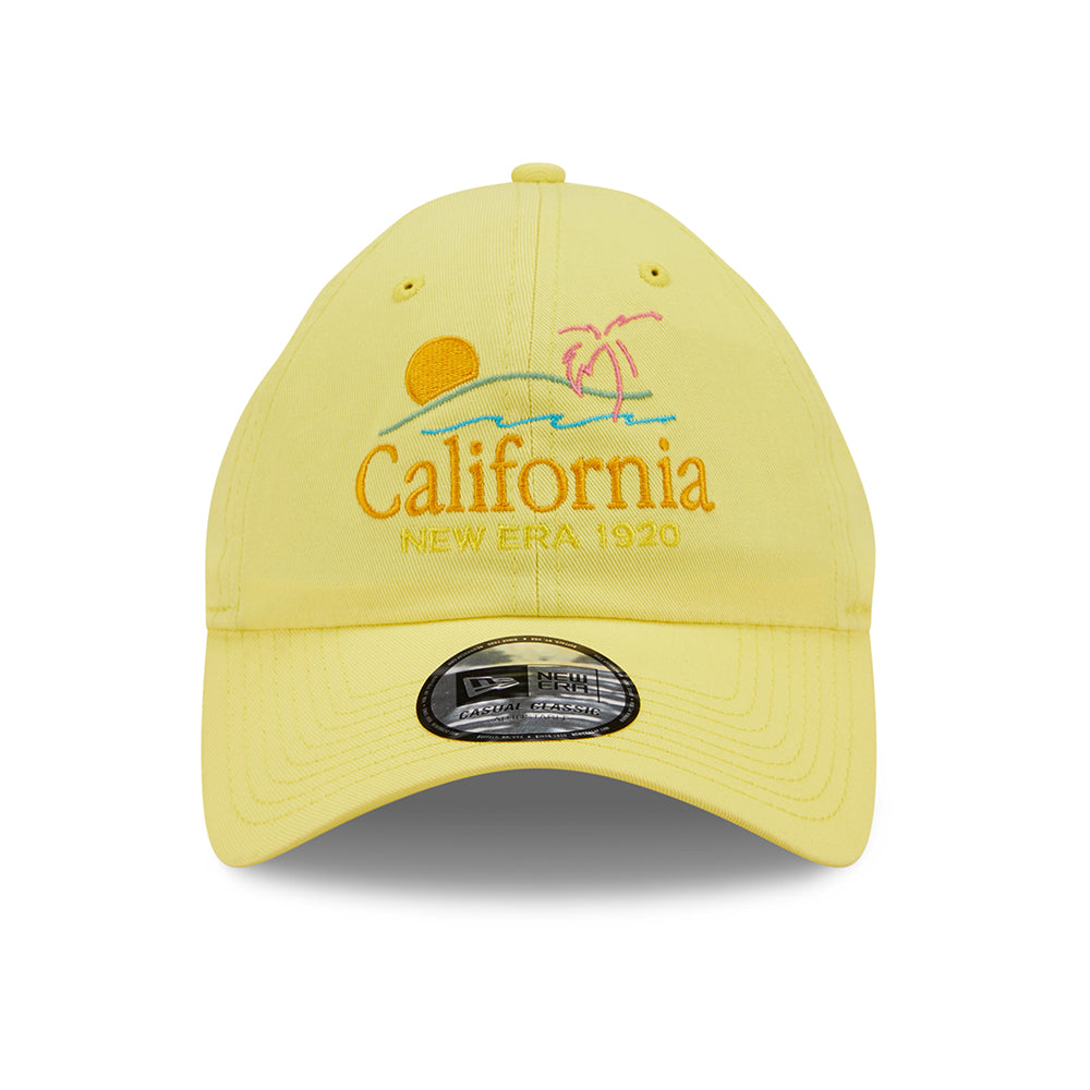 New Era 9TWENTY California Baseball Cap - Script Casual Classic - Yellow