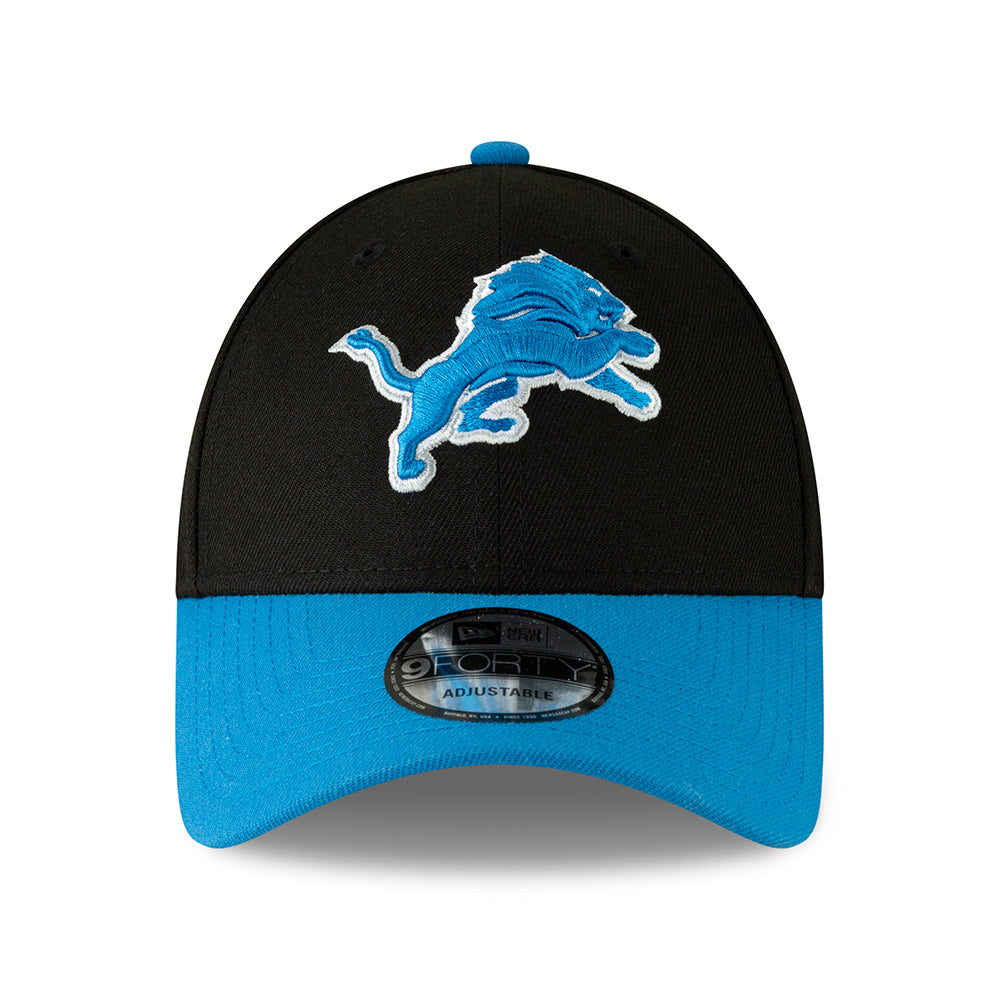 New Era 9FORTY Detroit Lions Baseball Cap - NFL The League - Black-Blue