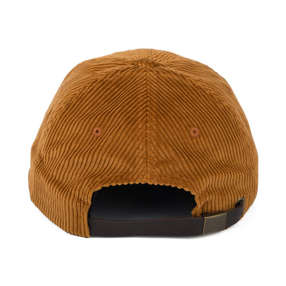 Brixton Hats Parsons LP Corduroy Baseball Cap - Toffee