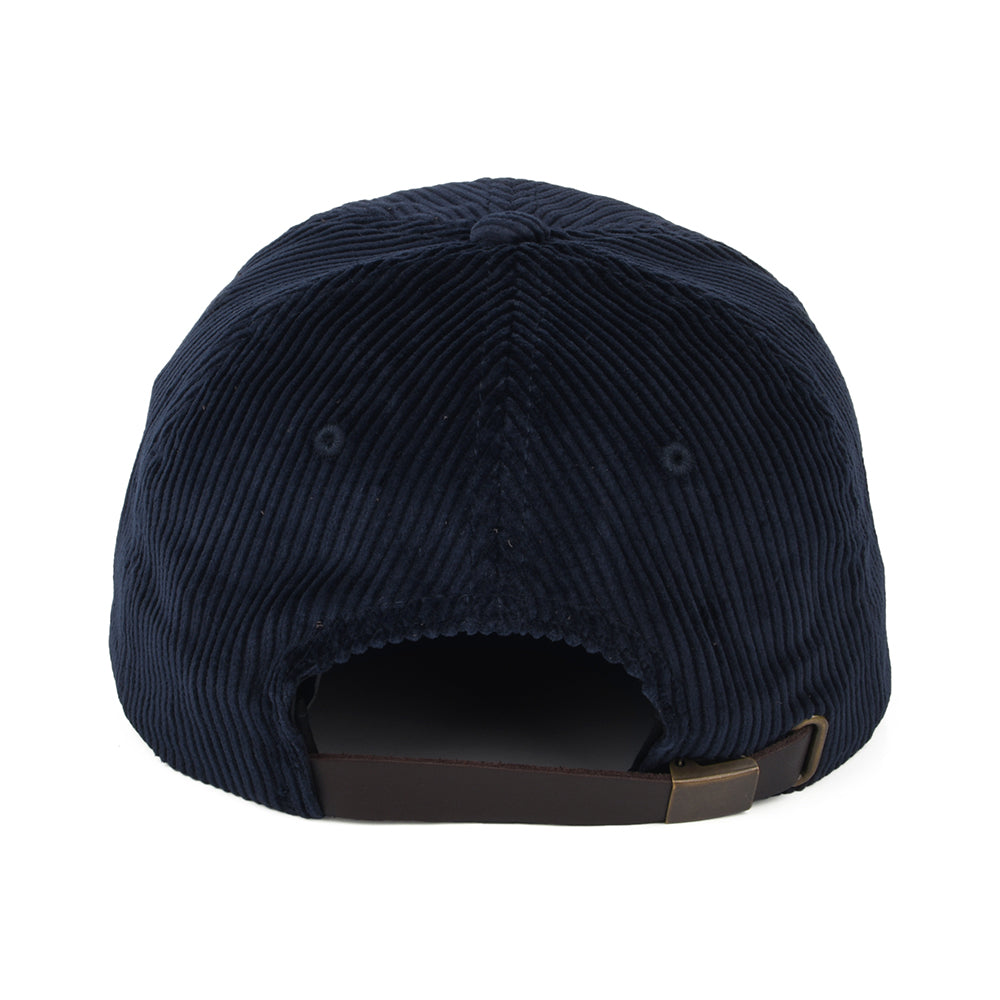 Brixton Hats Parsons LP Corduroy Baseball Cap - Navy Blue