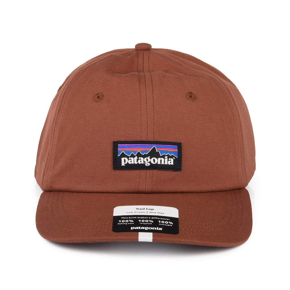 Patagonia Hats P-6 Label Trad Organic Cotton Baseball Cap - Terracotta