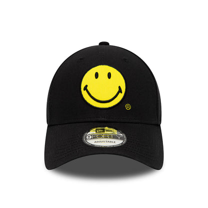 New Era 9FORTY Smiley Baseball Cap - Black