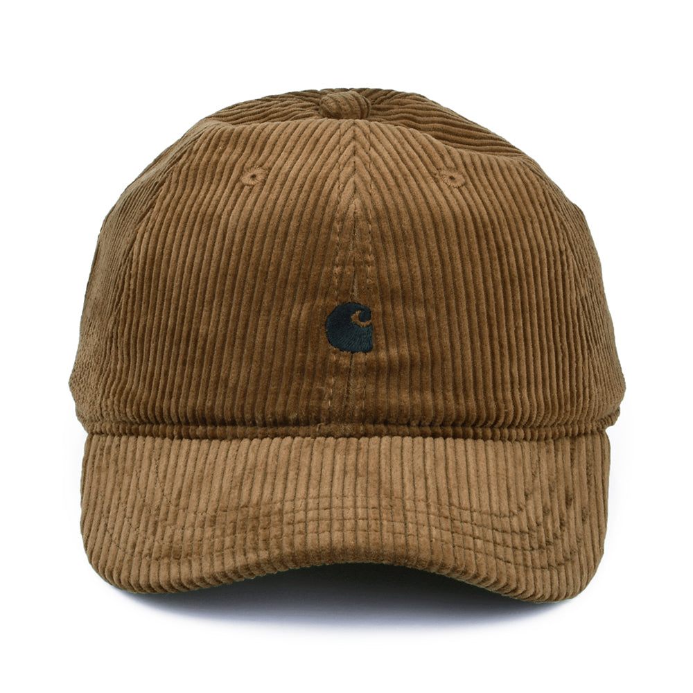 Carhartt WIP Hats Harlem Corduroy Baseball Cap - Brown-Black