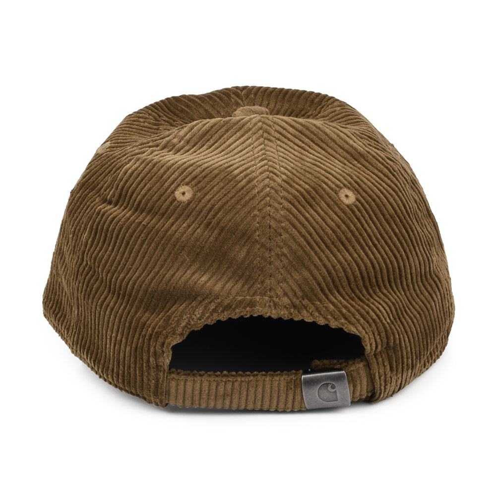 Carhartt WIP Hats Harlem Corduroy Baseball Cap - Brown-Black