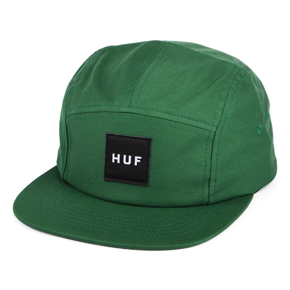 HUF Essentials Box Logo 5 Panel Cap - Forest