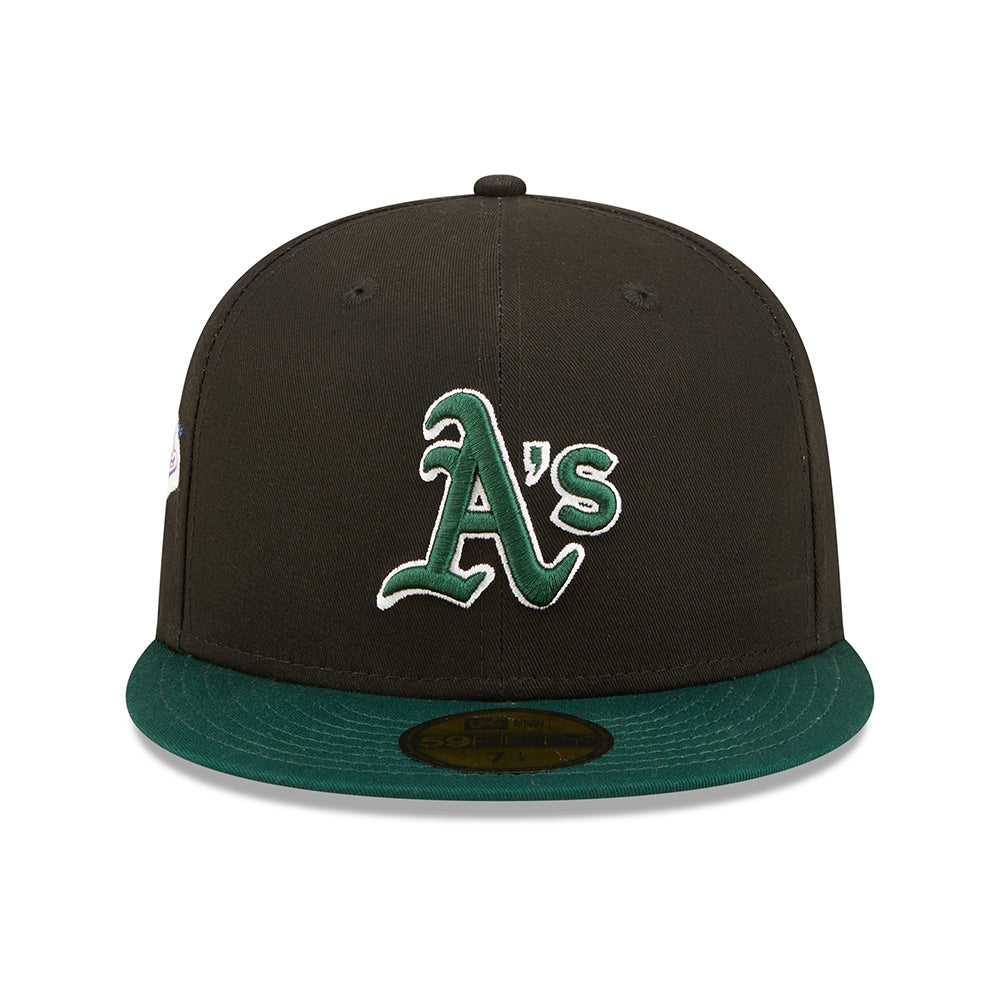 New Era 59FIFTY Oakland Athletics Baseball Cap - MLB World Series - Black-Green