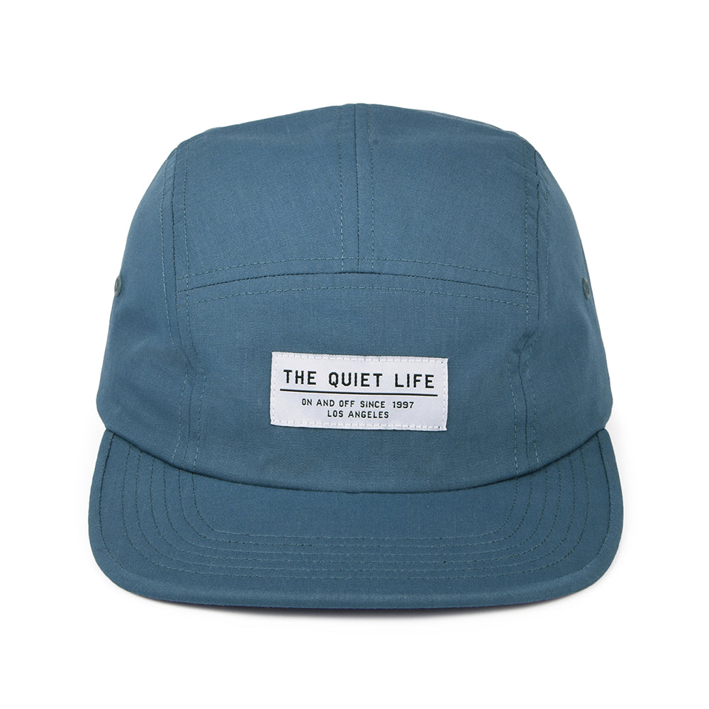 The Quiet Life Hats Foundation 5 Panel Cap - Mid Blue