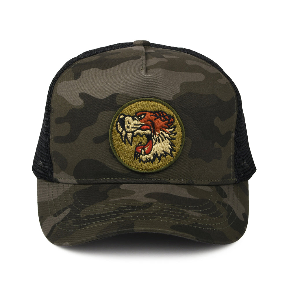 Triumph Motorcycles Chuck Trucker Cap - Camo-Black