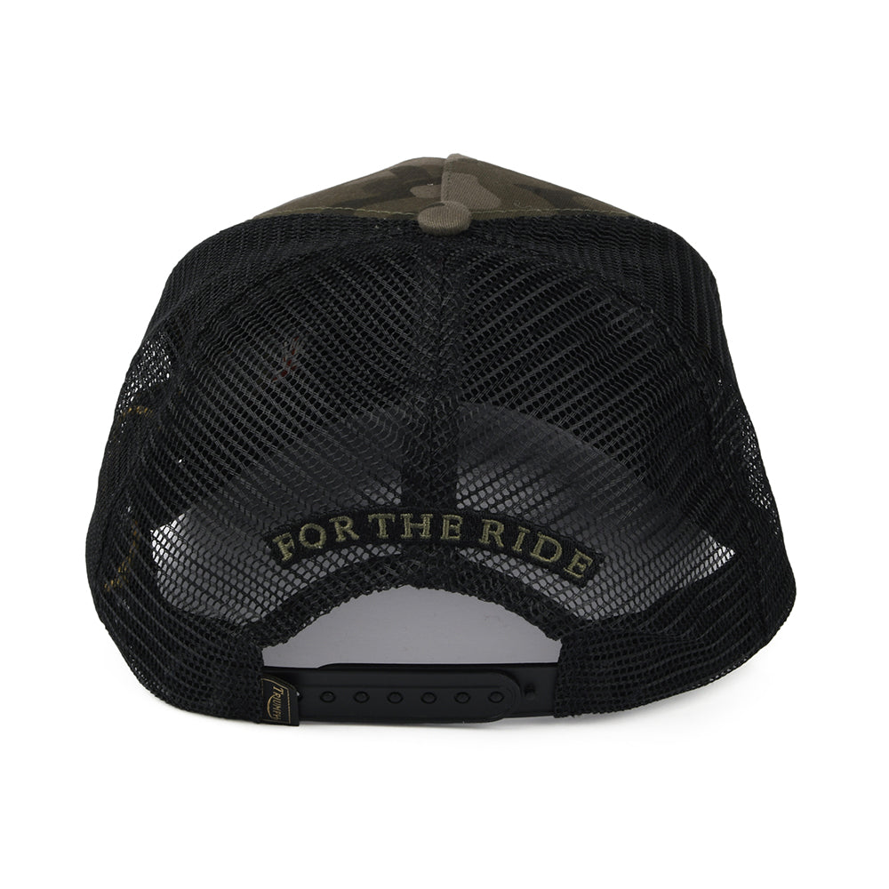 Triumph Motorcycles Chuck Trucker Cap - Camo-Black